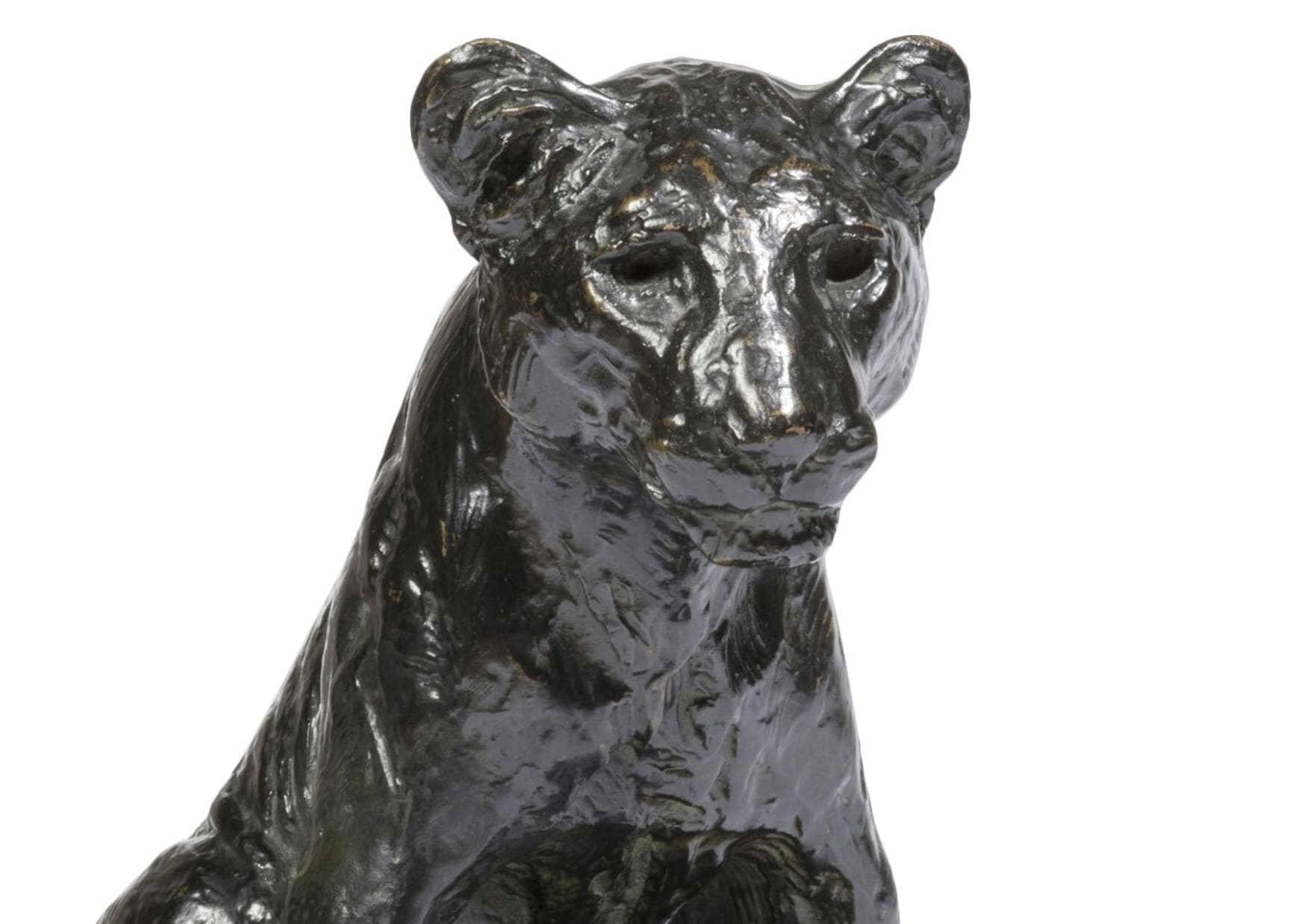 Sculpture lionceau roger godchaux signature